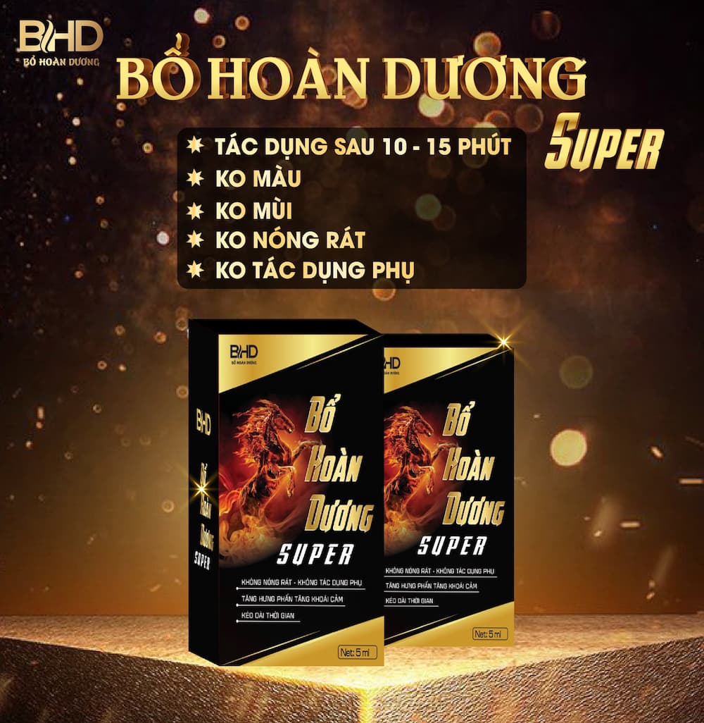 Chai Xịt Bổ Hoàn Dương Plus Supper , Chống Xuất Tinh Sớm - (Chai 5m)
