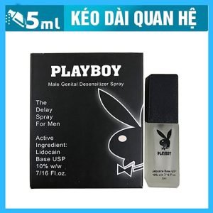 Alternative view of Chai xịt PLAYBOY Đen, Chống Xuất Tinh Sớm, Hàng Nhập Chính Hãng USA ( 5ml)