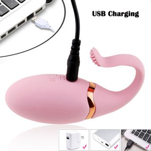 Alternative view of Trứng Rung Sexy Player Điều Khiển Từ Xa Rung 10 Chế Độ Có Đuôi