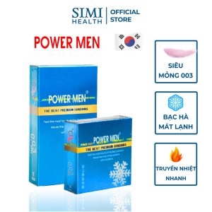 Alternative view of Bao Cao Su POWER MEN FROZEN ,Gân Gai ,Tăng Khoái Cảm, Hương Bạc Hà Mát Lạnh, Kéo Dài Thời Gian, Hộp12 Cái