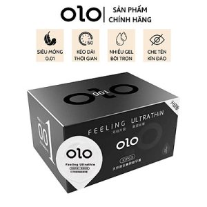 Alternative view of Bao Cao Su Olo 001 Siêu Mỏng ( Đen - Vàng - Đỏ)