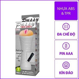 Âm Đạo Giả Pussy Đèn Pin Pussy - Có 7 Chế Độ Rung, Mềm Mịn
