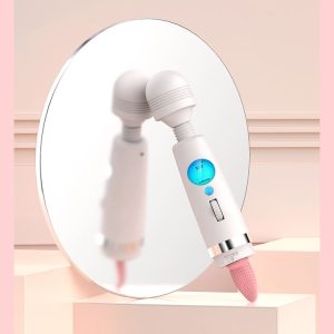 Chày Rung Mizzzee - 2 Đầu Có Lưỡi Liếm 12 Chế Độ Rung