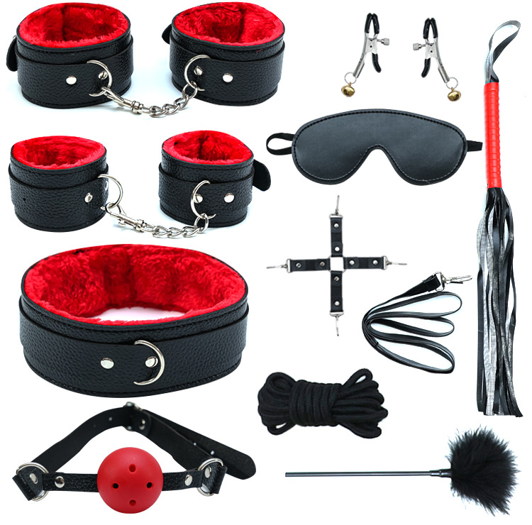 Bộ Dây Trói Bạo Dâm 10 Món Dụng Cụ Đồ Chơi Tình Yêu