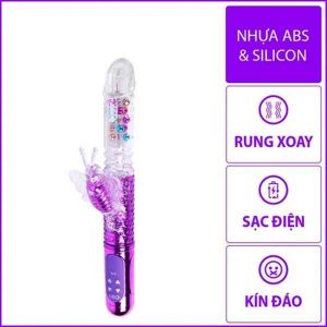Dương Vật Giả Libo Rung Xoay Thụt Đa Năng Sạc Điện