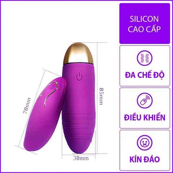 Trứng Rung Không Dây 10 Chế Độ Cực Phê
