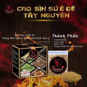 Sìn Sú Bột Vàng - Kéo Dài Thời Gian Quan Hệ Nam Giới ( Gói 1 Gram)