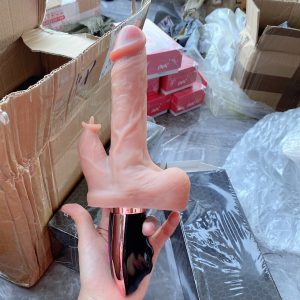 Dương Vật Giả Cầm Tay Riels Có Nhánh Rung Thụt