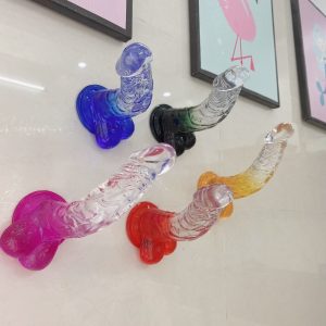 Alternative view of Dương Vật Giả Silicon Phối Màu Trong Suốt