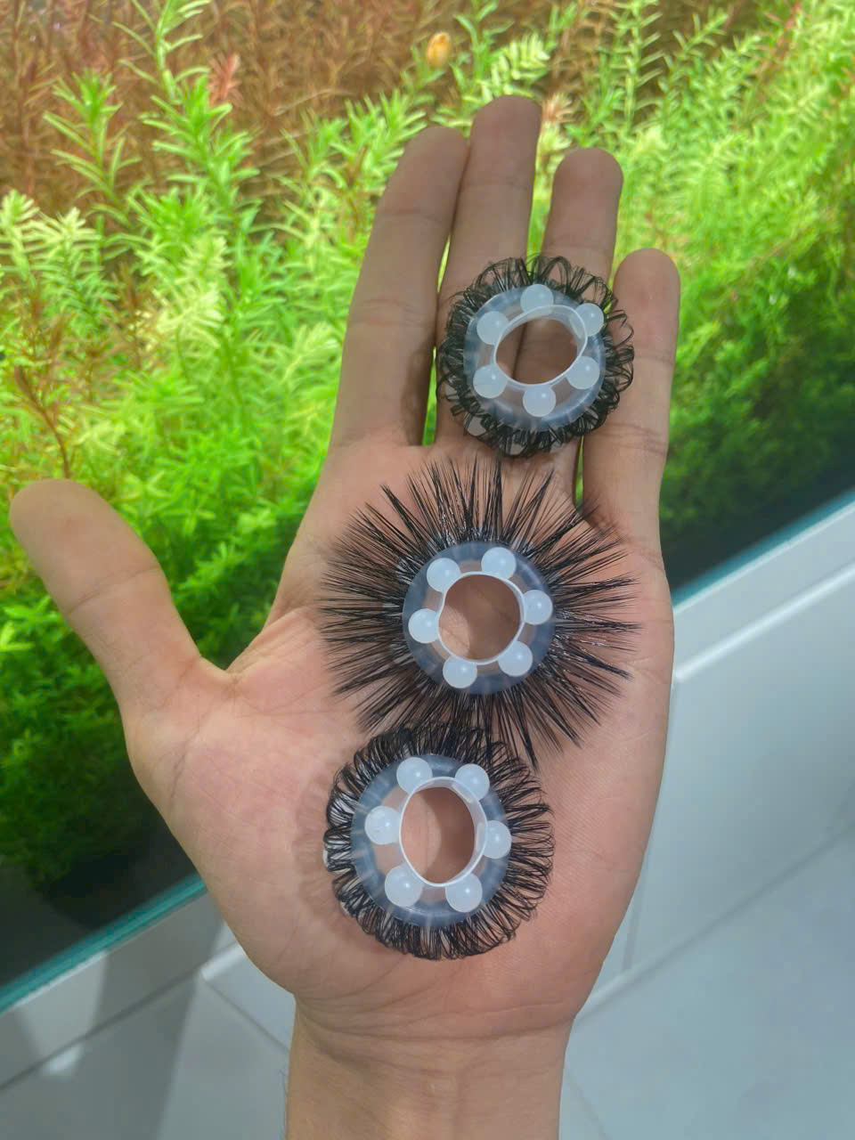 Vòng Mắt Trừu Lông Cao Cấp Đeo - Tăng Khoái Cảm - Ảnh 4