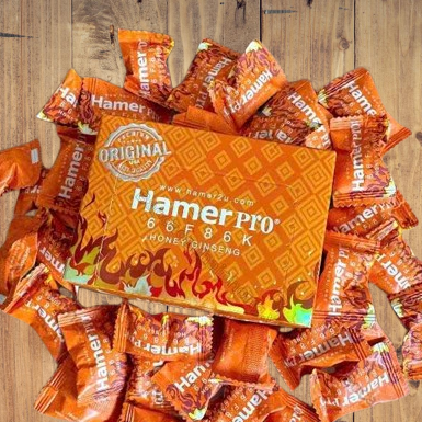 Kẹo sâm Hamer Pro 66F86K Honey Ginseng Vị Mật Ong - 33 viên