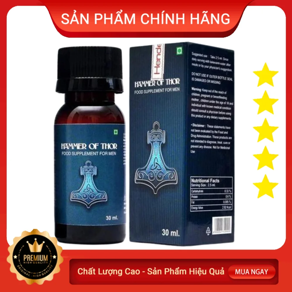 Thuốc kích dục nam dạng nước Hammer Of Thor